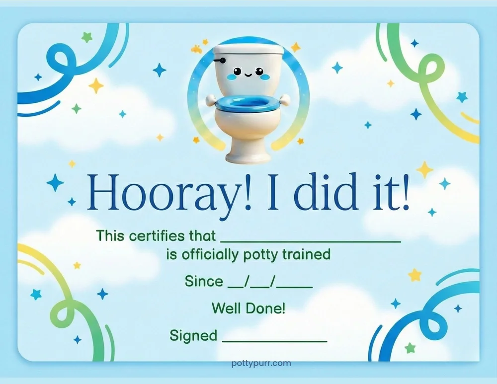 Training Complete Certificate Boy