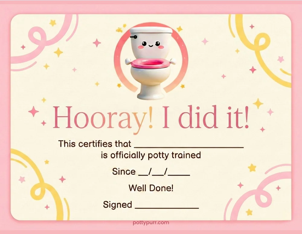 Training Complete Certificate Girl