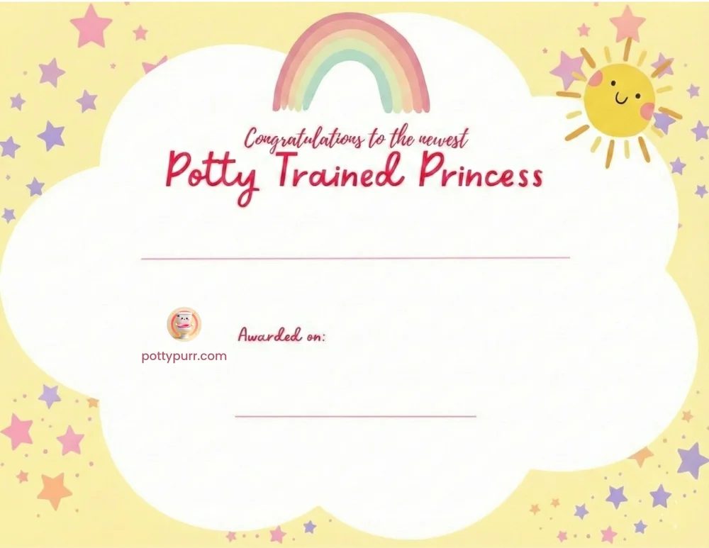 Training Complete Certificate Princess