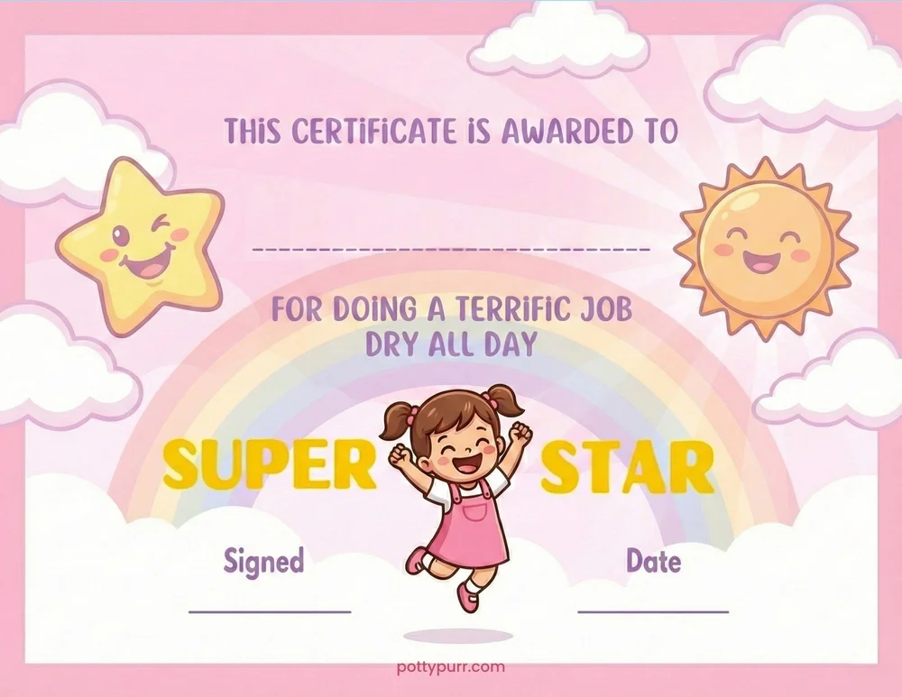 Dry All Day Certificate Girl