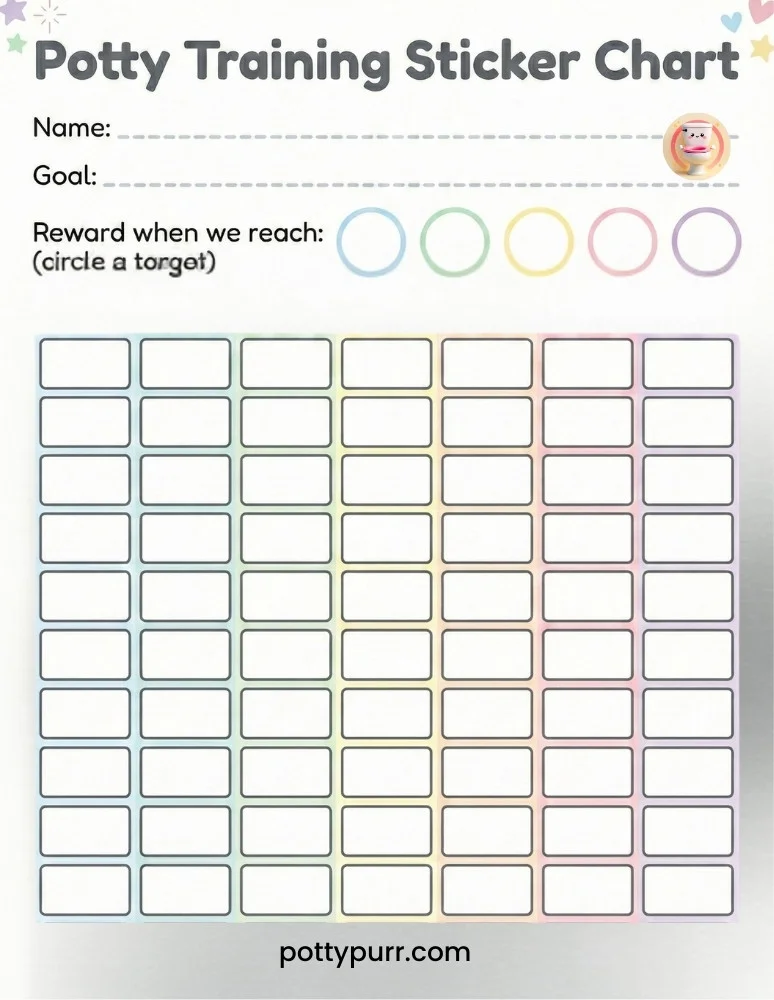 Rainbow Sticker Chart