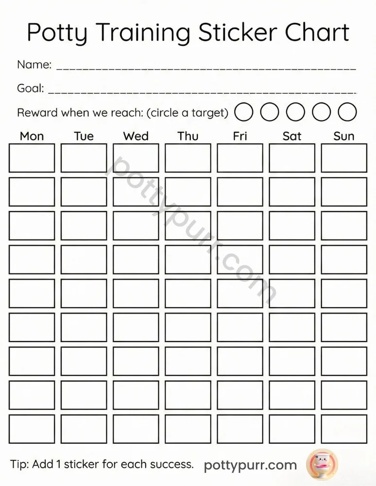 Weekly Sticker Chart