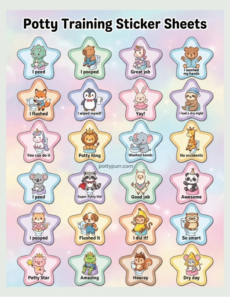 Animal Stars Stickers