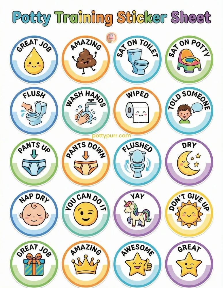 Colorful Circles Stickers