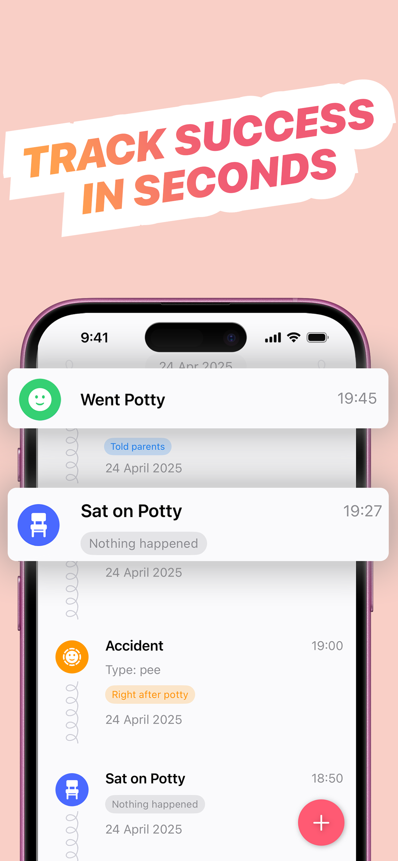 PottyPurr App - Track Success in Seconds